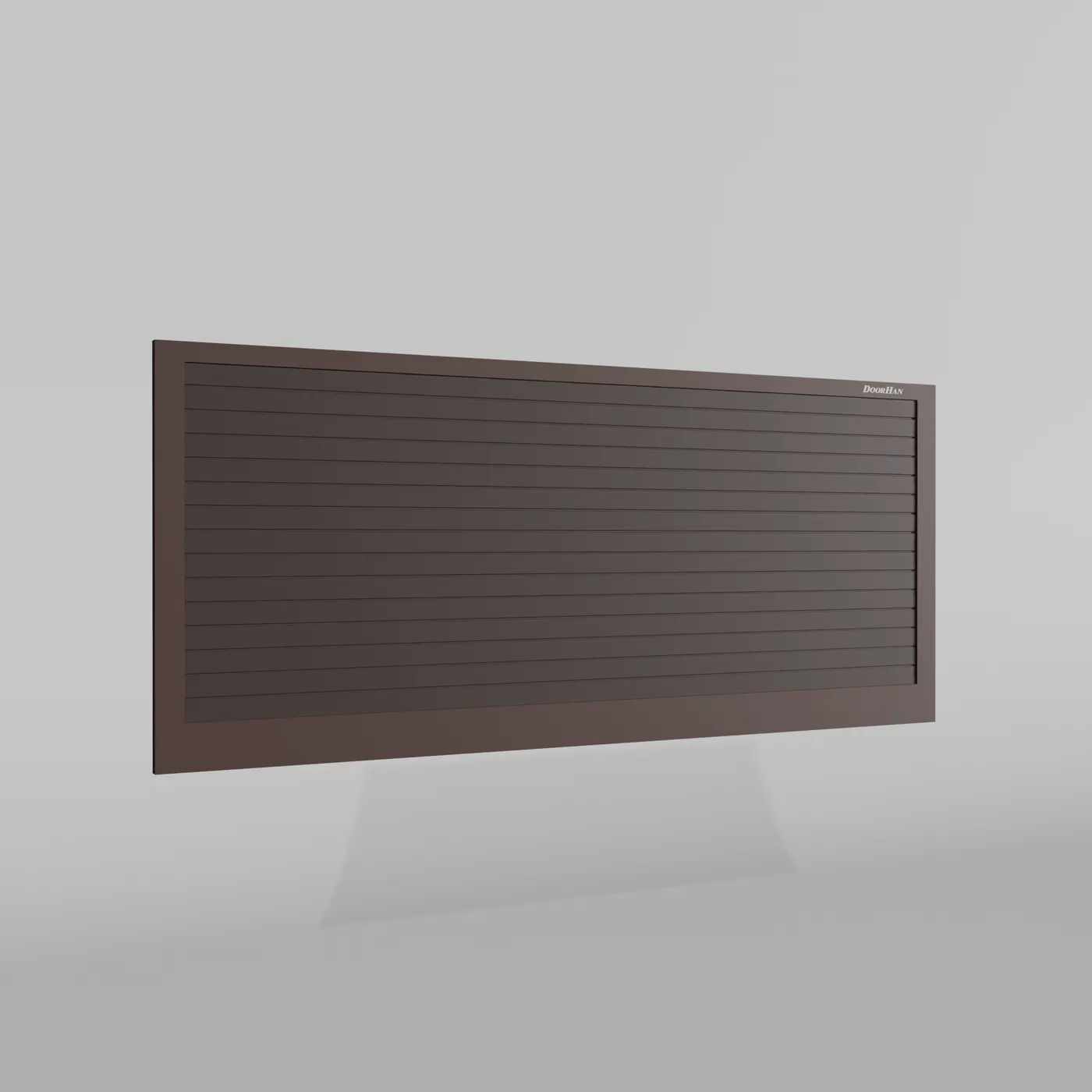Откатные ворота DoorHan 4400х1200 цвета RAL 8017 (коричнево-красный) с дизайном «доска» без автоматики